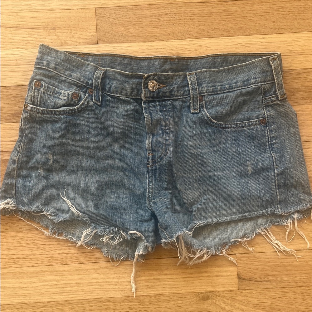 Levi's Vintage Cutoff Denim Shorts - Blue